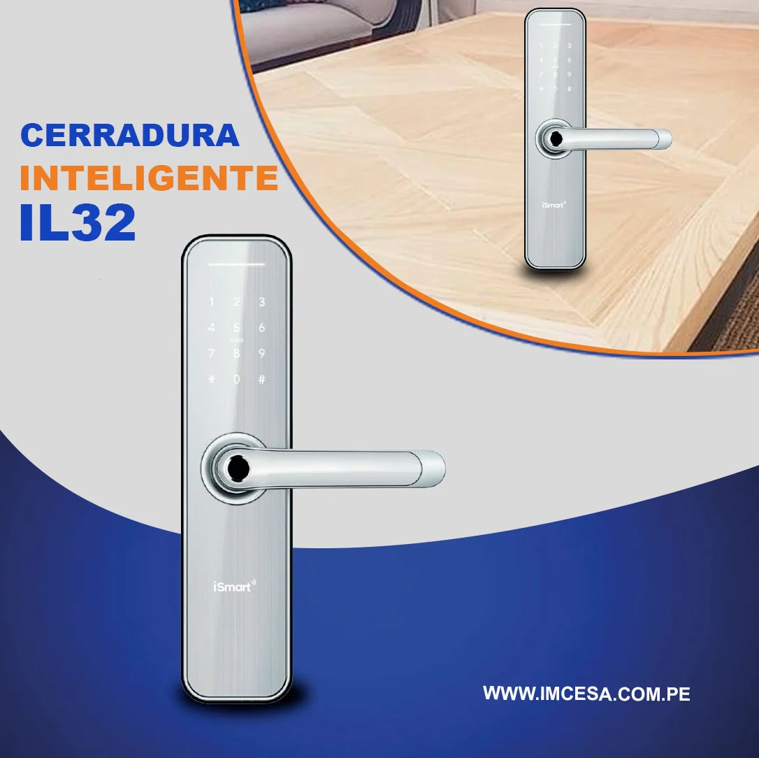 CERRADURA BLUETOOTH IL32 MEDIANA – Silver